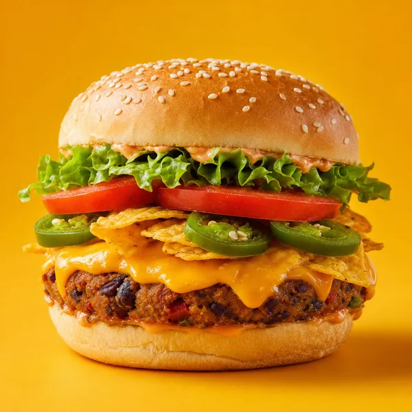 Cheesy Bean Burgerito